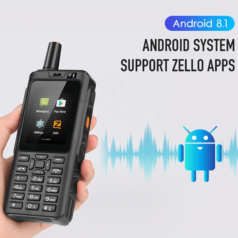 Imagem -03 - Uniwa-smartphone Android com Antena F40 Zello Walkie Talkie 2.4 Touch Screen 1gb 8gb 4000mah Quad Core 4g Uso do Telefone Celular Todos