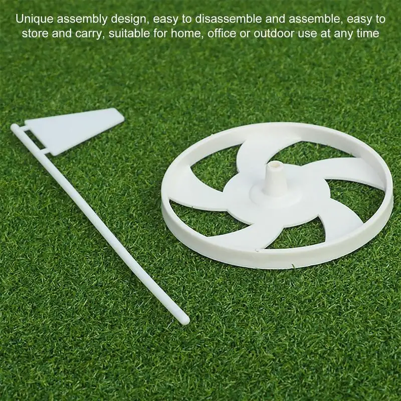 Tasse de putting de golf d'intérieur, trou d'entraînement de golf, équipement d'entraînement de golf haute résistance, aide à l'entraînement de putting, 2 pièces