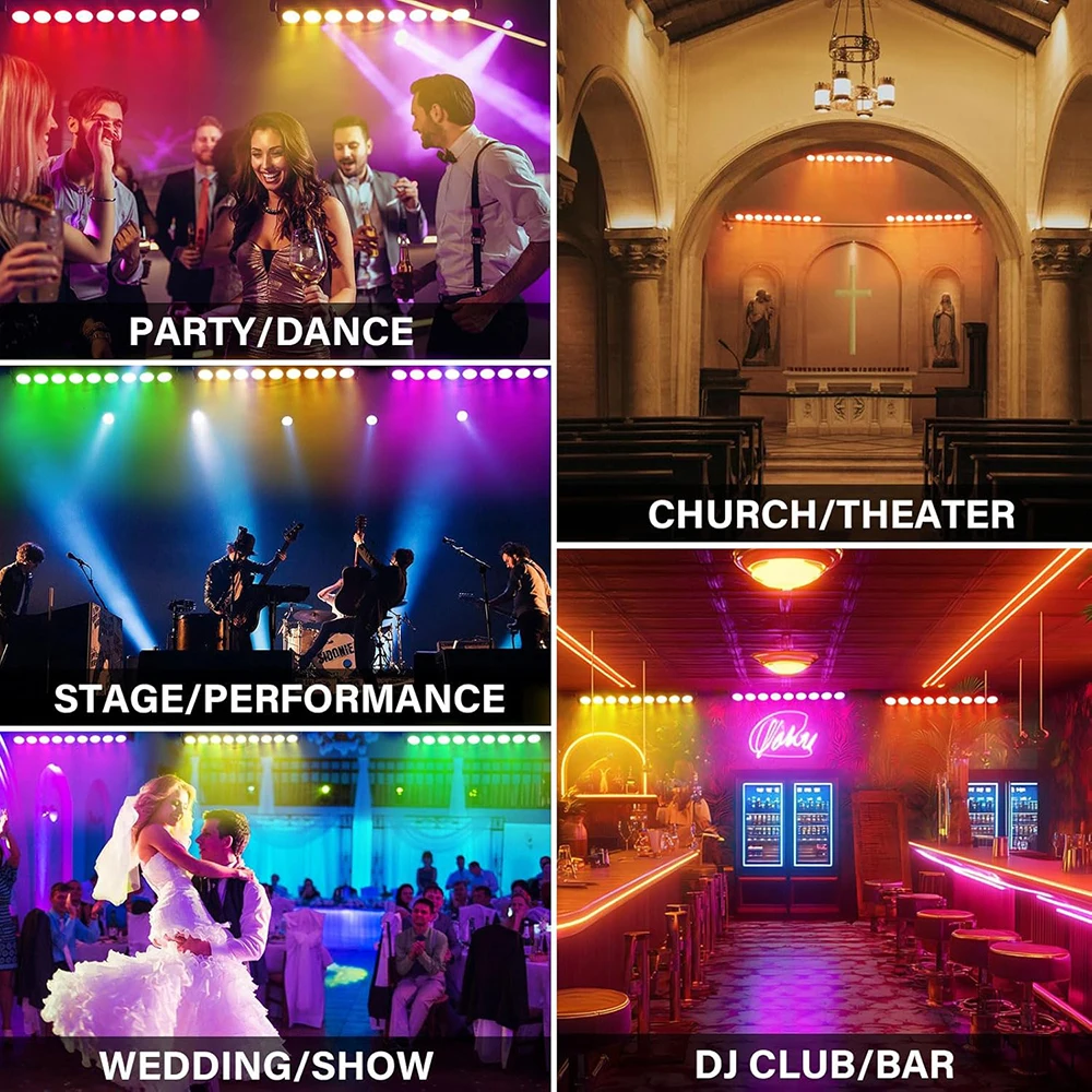 2 шт./лот 9x18 Вт светодиодные RGBWA + УФ перезаряжаемые сценические светильники бар DJ огни встроенный аккумулятор 5200 мАч пульт дистанционного управления мытье настенные светильники