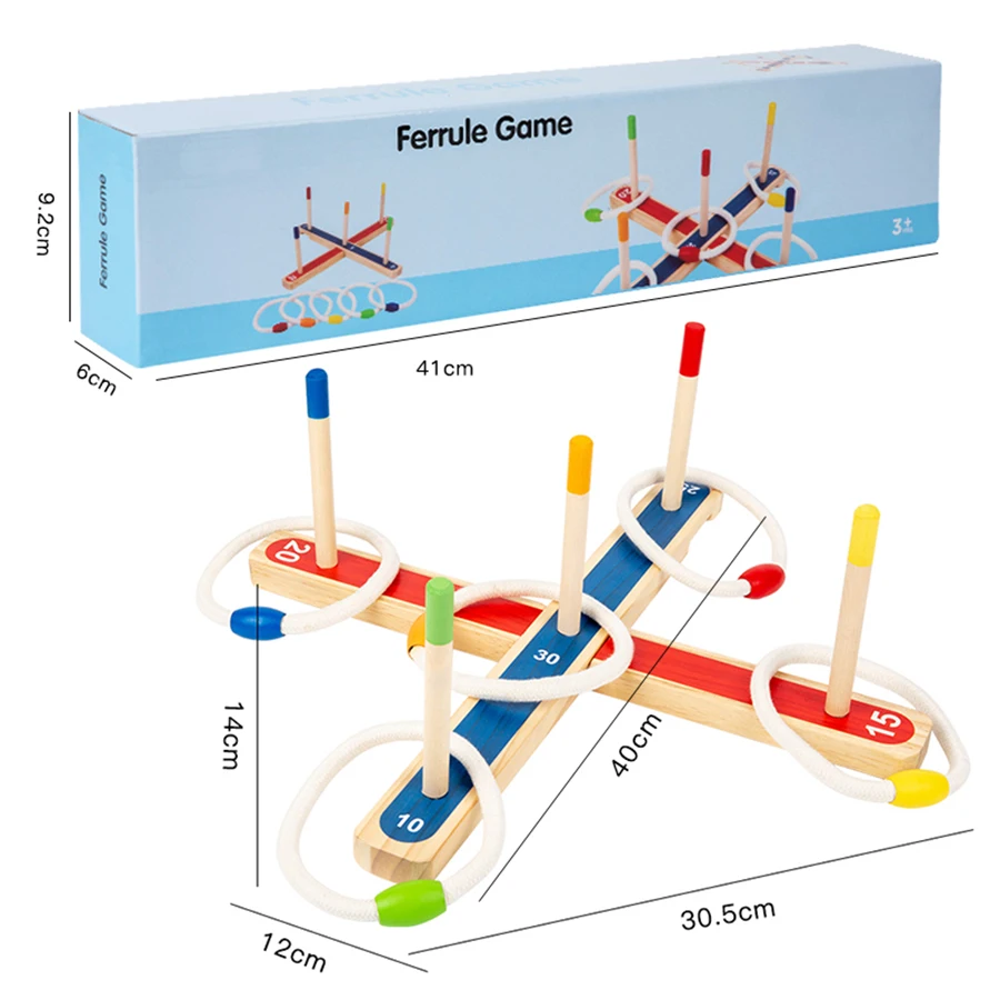 Jeux de Puzzle éducatifs Montessori, anneau de couleur assortie, lancer d'anneaux, jouets de fête pour enfants, garçons et filles, nouvelle collection 2025