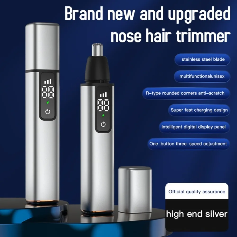 

Rechargeable Electric Nose Hair Clipper Professional Washable Nose Hair Trimmer Portable Automatic Shaving Nose Trimmer Unisex