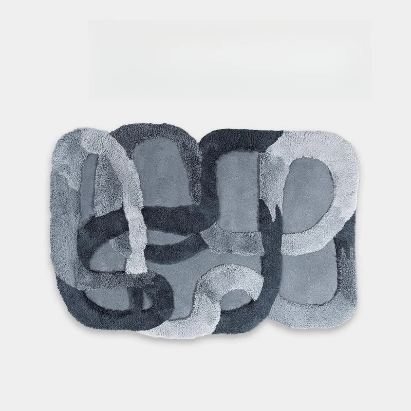 

Art Living Room Carpet Special Shaped Superior Long Hair French Bedroom Bedside Blanket