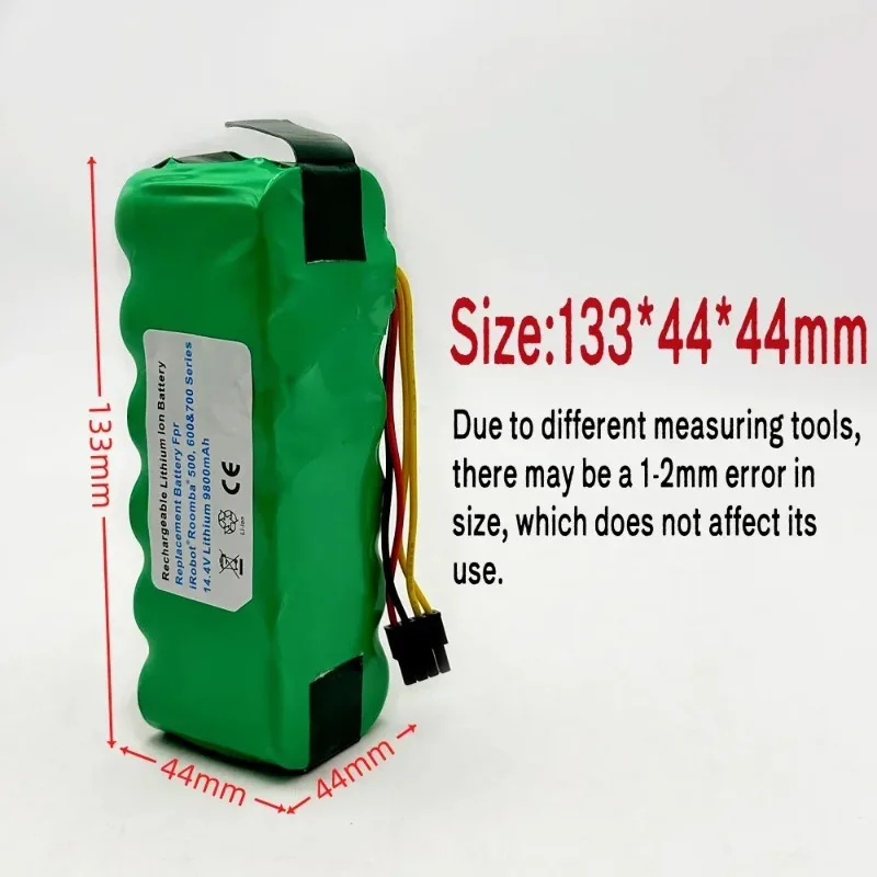 🔥 -مناسبة لبطارية المكنسة الكهربائية Haier 14.4V Haier T322، T321 Panda X500، وغيرها من بطاريات النيكل والهيدروجين 12.8A #4