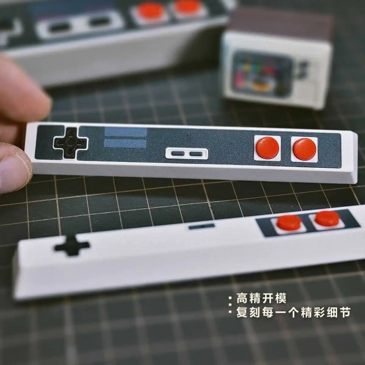 Retro transparent keycap 11 personalized space bar childhood classic game original NES handle replica mechanical keyboard