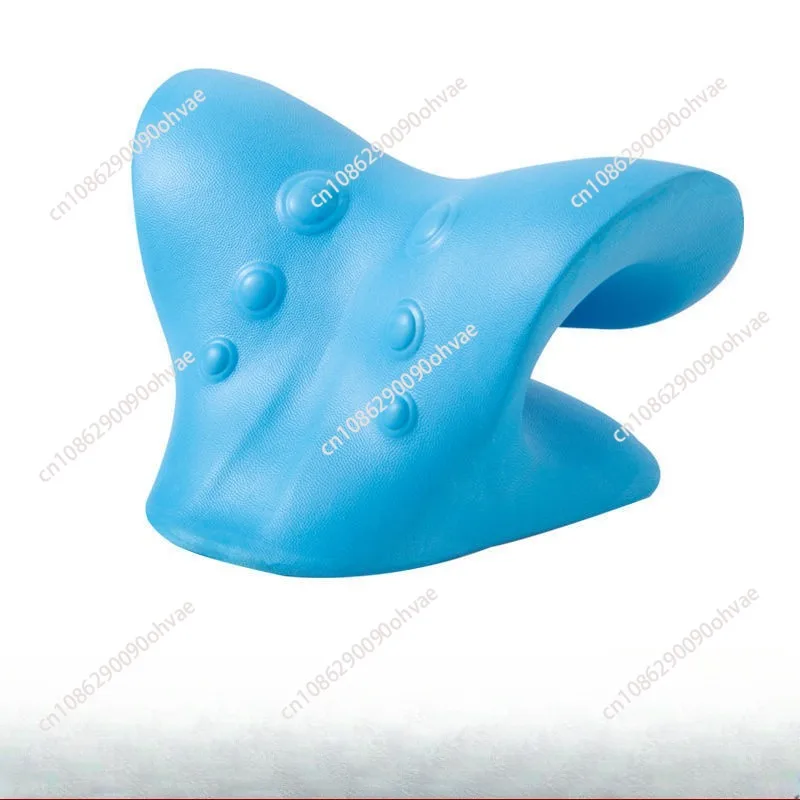 pillow device for cervical vertebra traction and correction of spinal shoulder, neck, waist and back rich