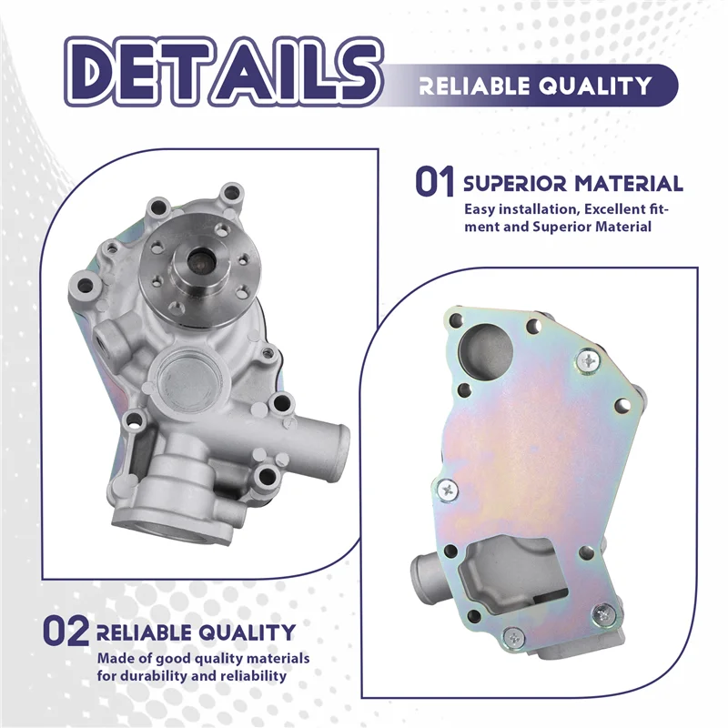 

Запасная часть водяного насоса ISUZU 4LE1 — совместимые модели HITACHI EX50 EX55 S035 S30 (897254148-1 8-94170341-0)