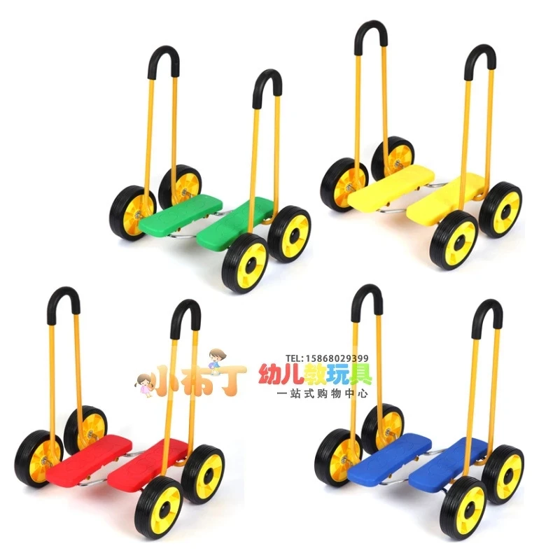 Children Balance Car Training Car Baby Bicycle Kids Treadwheel Fitness Toy Car Four wheel Child Walker For 1-4 years old