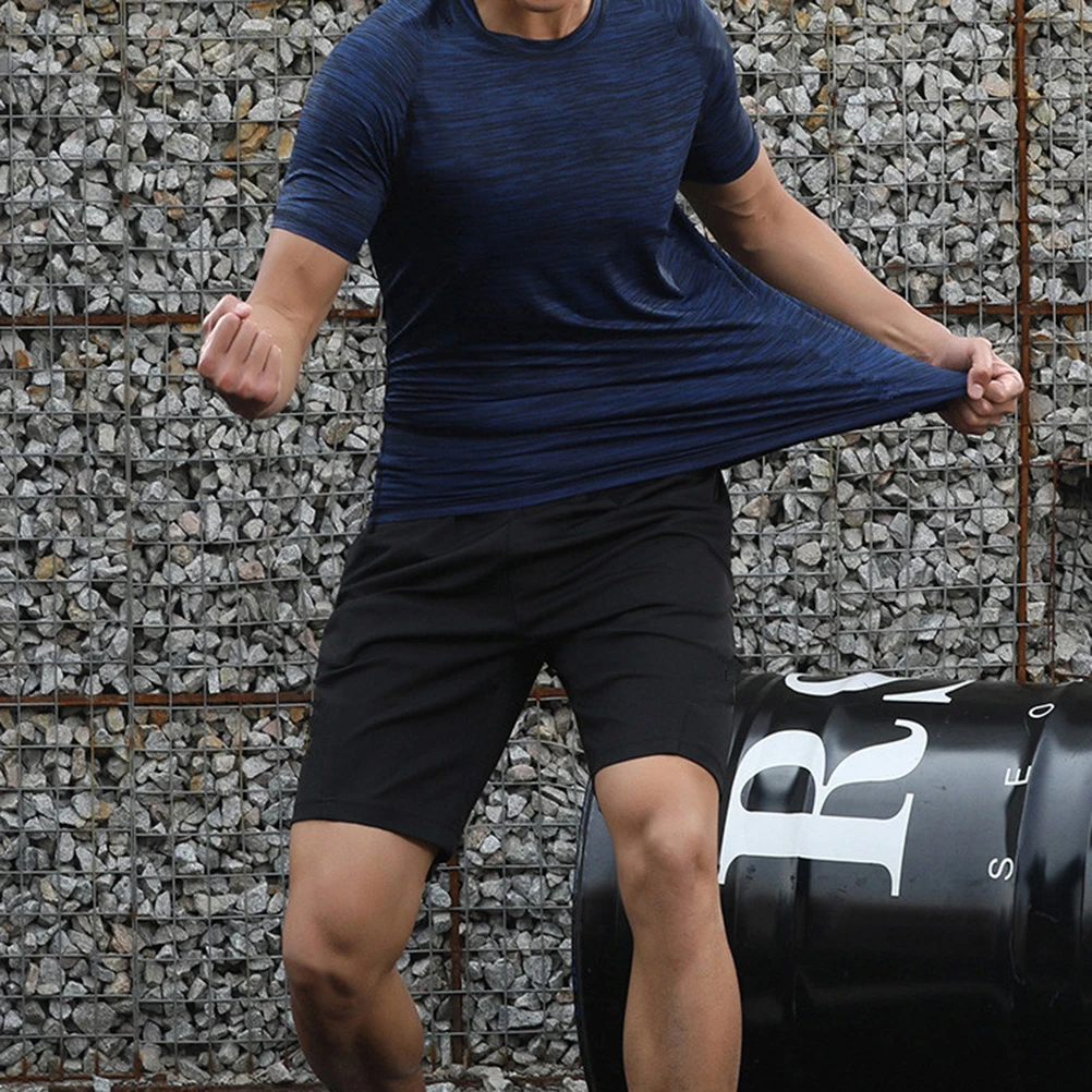 

2 шт., спортивные шорты для отдыха, дышащие летние пляжные плавки для мужчин, повседневные штаны для бега в тренажерном зале, черные спортивные плавки