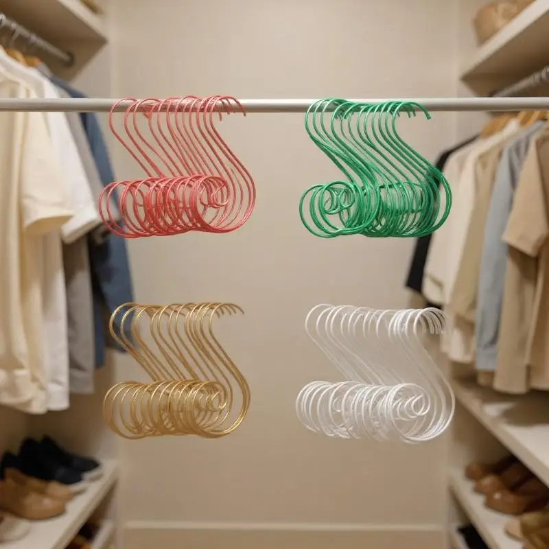 12/20 قطعة/المجموعة لوازم الحفلات عيد الميلاد الديكور شماعات السنانير شجرة عيد الميلاد هوك S على شكل خطاف معدني الأدوات في الهواء الطلق