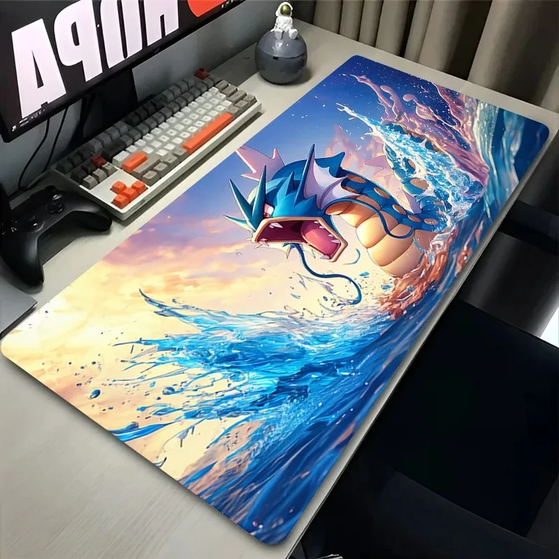 

Julang Japanese anime mouse pad laptop g-gyarados red sunshine Mousepad PC keyboard carpet XXL desktop mat game carpet