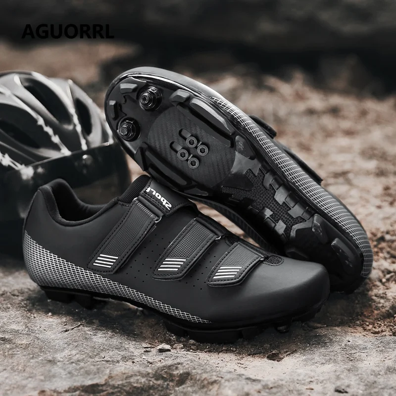 Road Cycling Shoes Man Breathable Summer Self-Locking Cleat Non-Slip Mountain Bicycle Shoe Men's SPD Racing Sneaker Lightweight