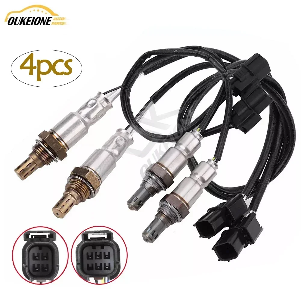 4Pcs Oxygen Sensor for 2009 2010 2011 Honda Pilot Ridgeline 3.5L Upstream Downstream 234-4461 234-5098 Lambda Car Accessories