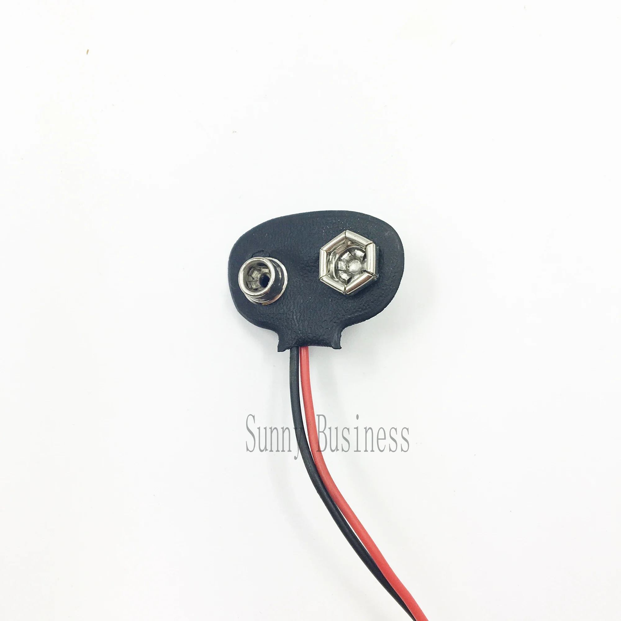 Picture 3: 10Pcs Snap on 9V Battery Holder Clip Contor Hard Shell 10CM Cable Lead