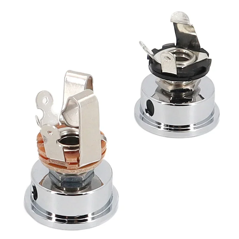 

Electric Guitar Jack Socket Mono Stereo Active Interface 6.5mm Tail Nail 6.35mm Bass Socket for Musical Instrument Accessories