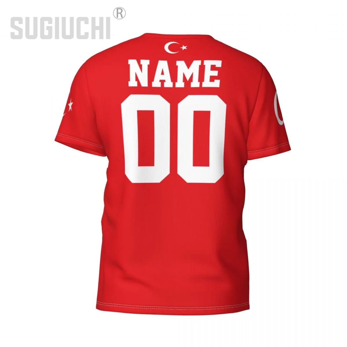 Custom Name Number Turkey Flag Emblem 3D T-shirts Clothes For Men Women Tees jersey Soccer Football Fans Gift T shirt