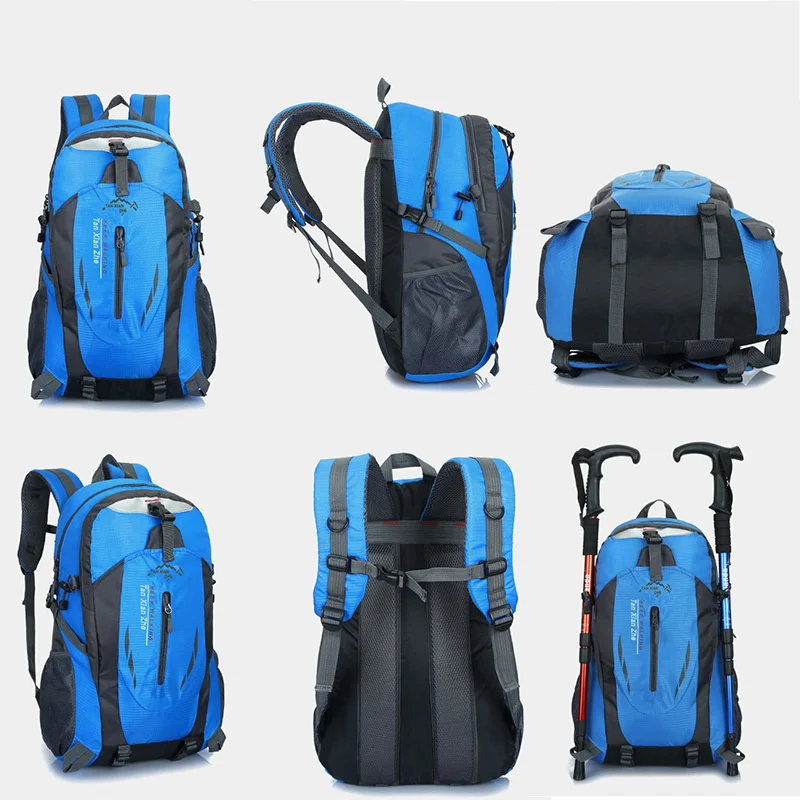 Mochila impermeable para hombre y mujer, bolsa de viaje para deportes al aire libre, senderismo, escalada, Camping