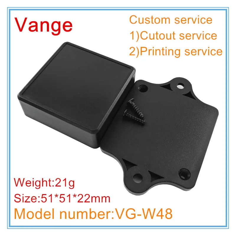 Vange wire junction box 51*51*22mm ABS plastic instrument case PCB box