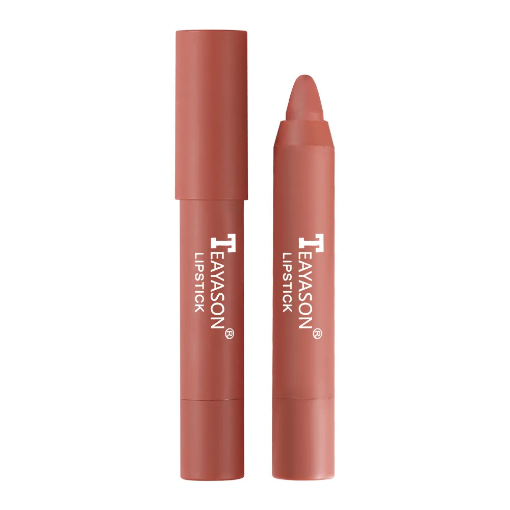 12 cores Lipstick Lápis Lip Liner Velvet Matte Impermeável Long Lasting Smudge Proof Lip Pen para lábios Maquiagem Cosméticos