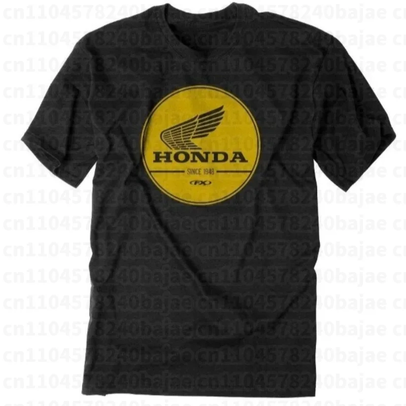 2026 Sommer Mode Moto Grafik Arbeitskleidung Baumwoll-T-Shirt mit Aufdruck Locker Lässig Bequem und Atmungsaktiv – Detail 4