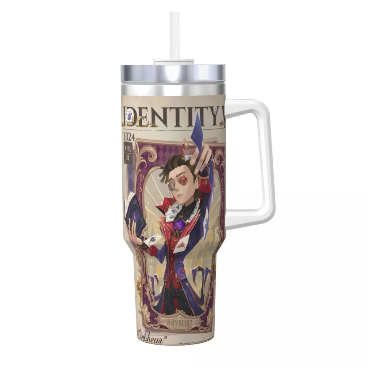 Identitys Vs Tumbler Character Cold Drink Water Bottle Insulated Stainless Steel Thermal Cups Design Camping Mugs Cup