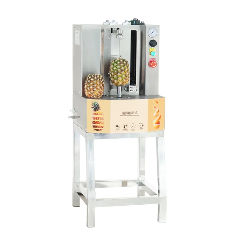 

Commercial Fruit Fresh Pineapple Peeler Automatic Cantaloupe Pear Taro Papaya Coconut Peeling Machine