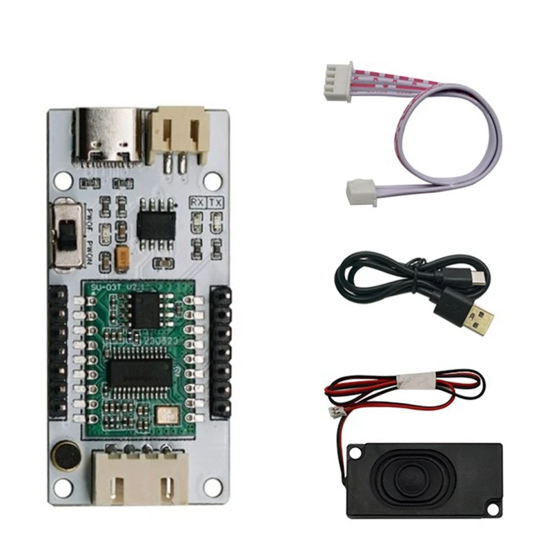 Voice Recognition Sensor Module Chinese/English Voice Recognition USB To UART Module Built-In Low Voltage Detection