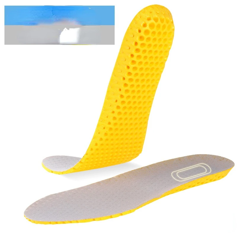 2022 New Foam Insoles Orthopedic Sport Support Insert Woman Men Shoes Feet Soles Pad Orthotic Breathable Running Cushion