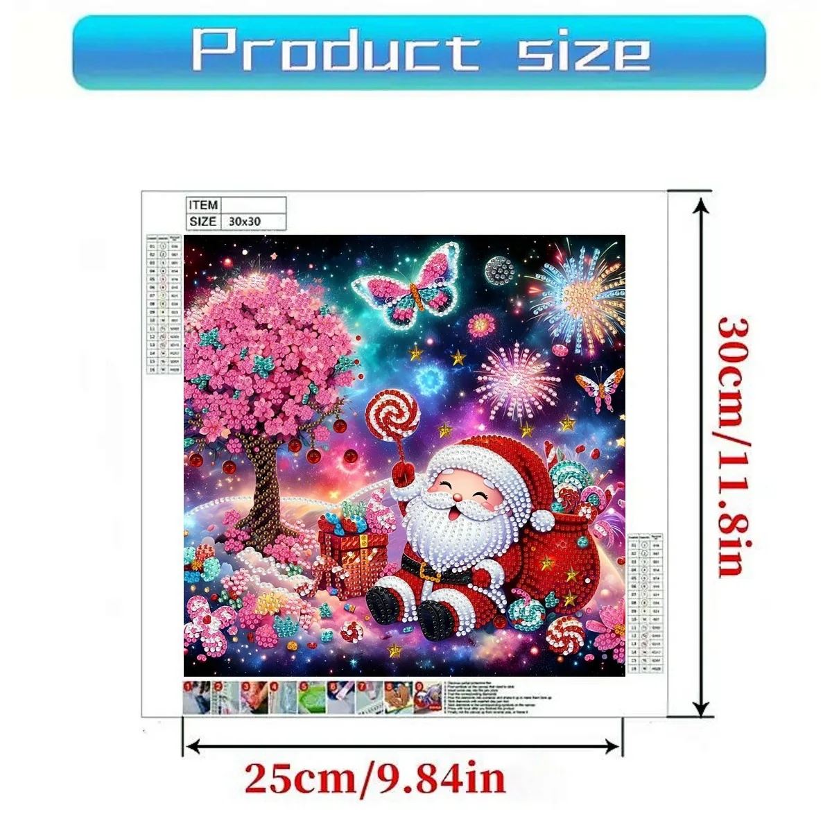 Diamond Painting New Collection Christmas Santa Claus Odd-shaped Diamonds Wall Pictures For Living Room Home Decor HandiworkGift