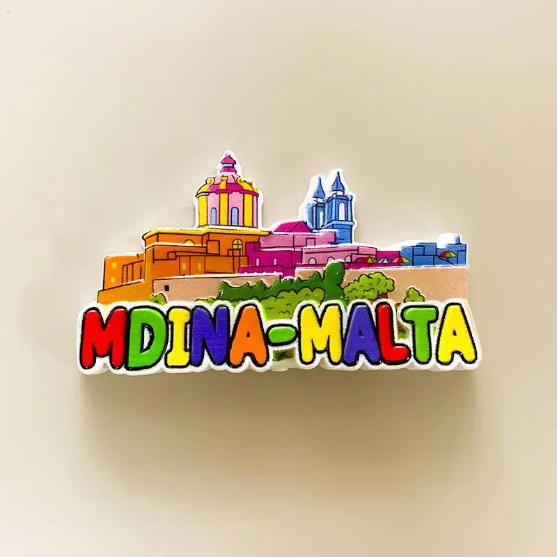 Милые 3D смолы Malta Mdina City магниты на холодильник-магнитный Kühlschrank Imanes Nevera украшение комнаты домашний декор