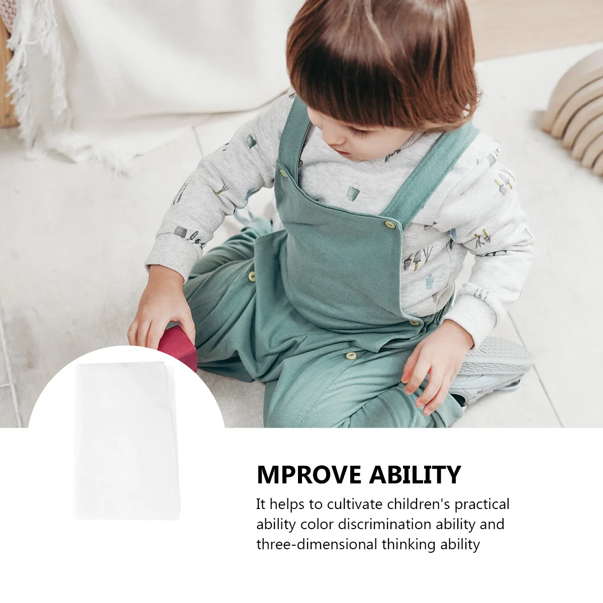 

20Pcs Puzzle Beans Eva Durable Reusable Ironing Paper Kids Creative DIY Supplies Practical Skills Color Recognition Development