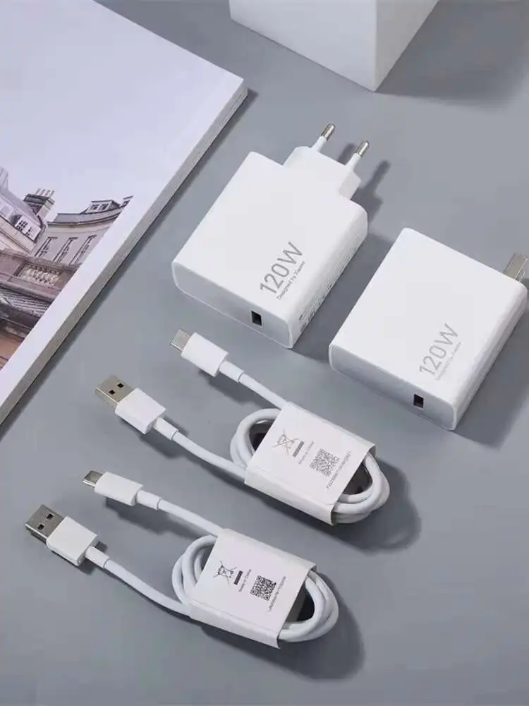 Xiaomi POCO X5 X4 oryginalna ładowarka ue/US 120W Max szybkie ładowanie z turbodoładowaniem dla Mi 13 12 11 Pro Ultra /Usb 6A kabel — zdjęcie produktu 7