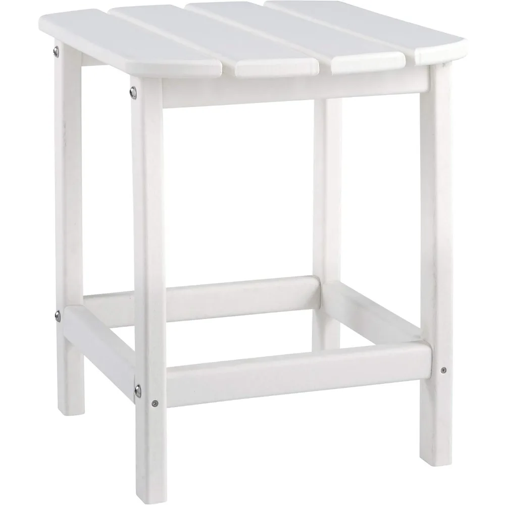 Outdoor Patio HDPE Weather Resistant End Table