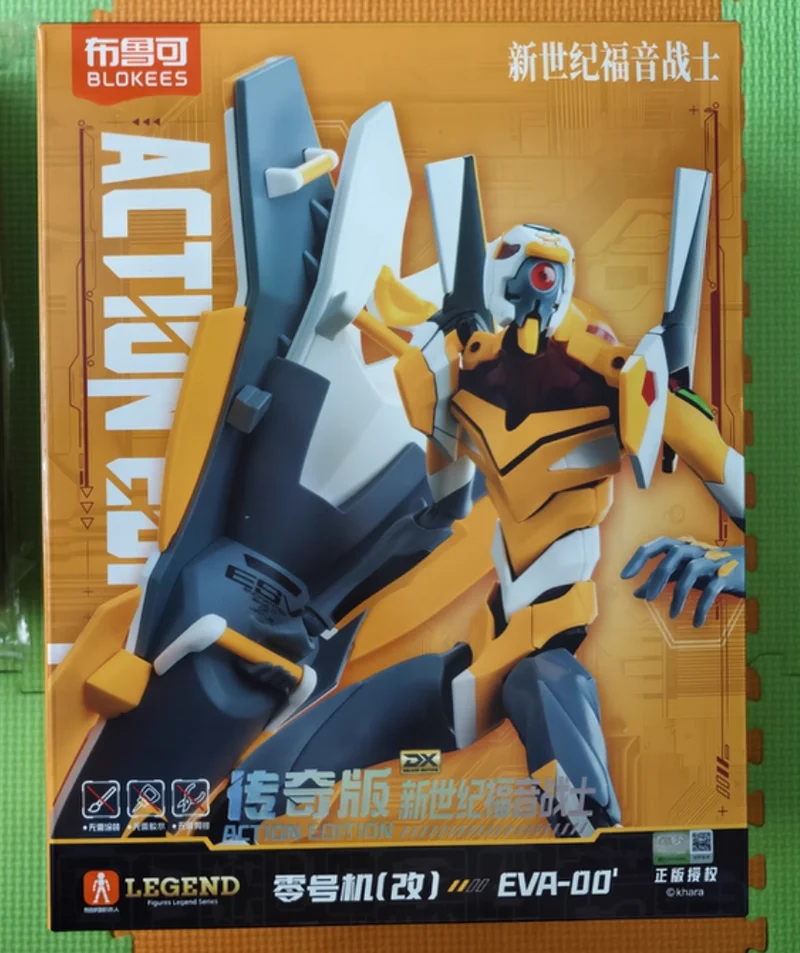 

Подлинная Blokees Neon Genesis Evangelion, легендарная версия Eva Unit-00 Dx Deluxe Edition, периферийные устройства аниме, праздничный подарок для друга