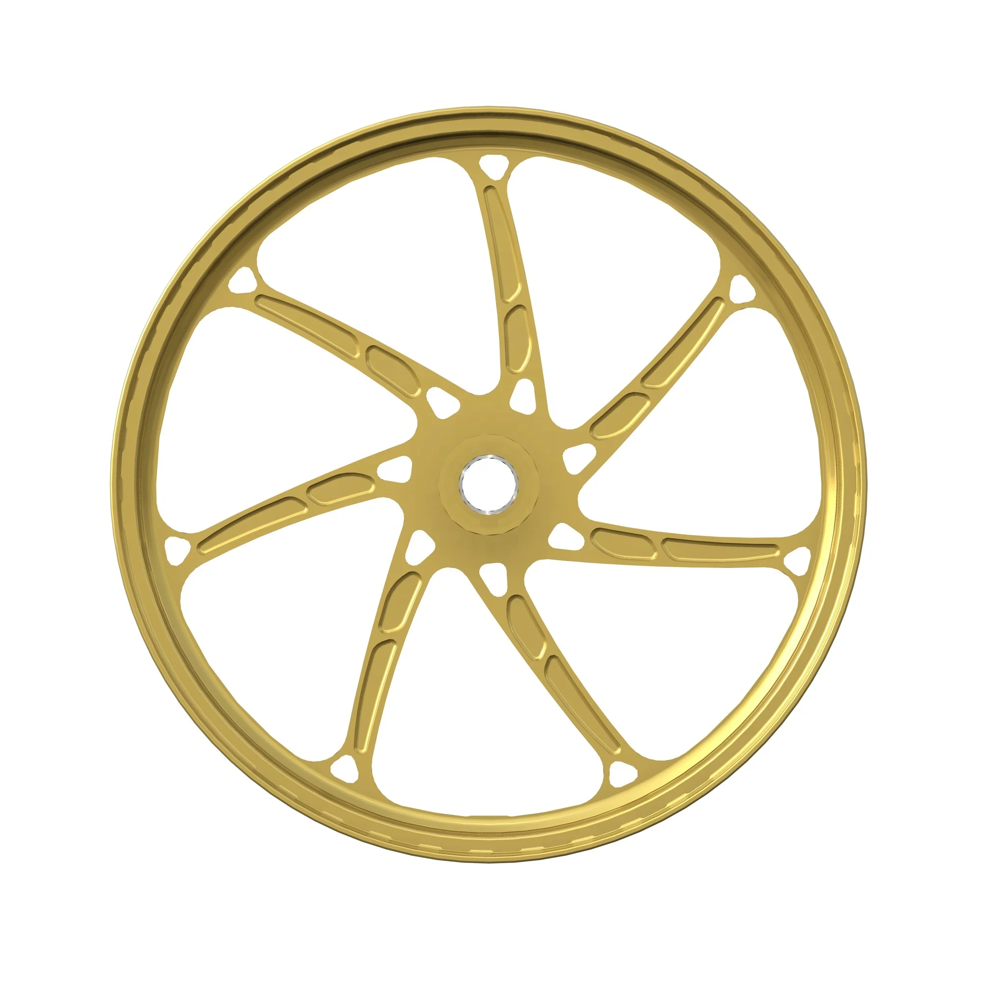 OEM & Custom 17 Inch Forged Gold Motorcycle Wheels for MV Agusta Brutale 1000 RR / Brutale 1000