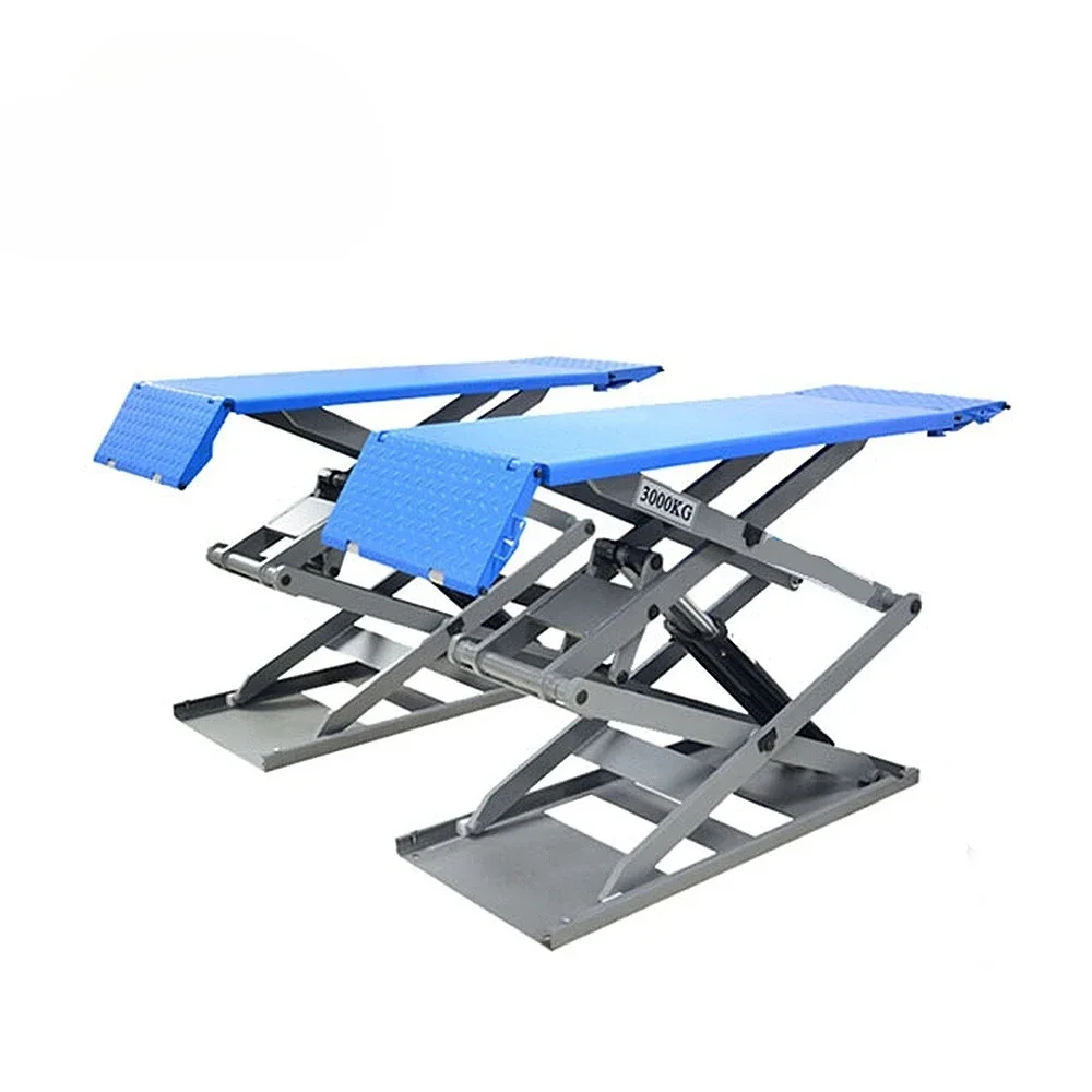 SY-30CBL Ultrathin Scissor Car Lift CE Certificate Car Lift Fast Delivery Portable Save Space
