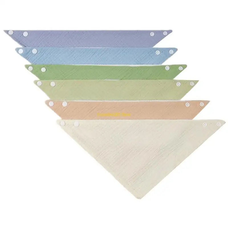 

WXTD Convenient Burp Cloths Cotton Baby Bibs Convenient Crepe Towel Set for Boy Girls