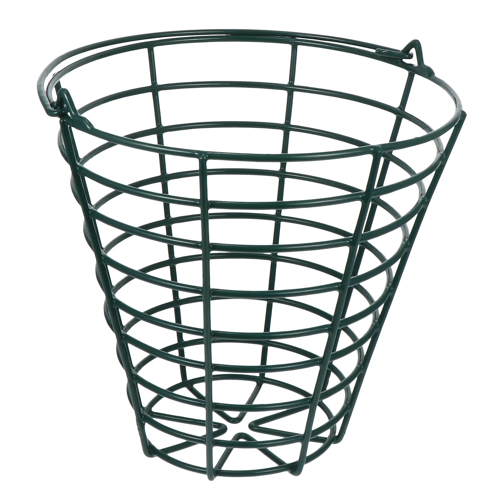 1 قطعة سلة كرة جولف الفولاذ المقاوم للصدأ سعة كبيرة التخزين ل 100 كرة في الهواء الطلق المدى حمل الحاويات تخزين الكرة المعدنية