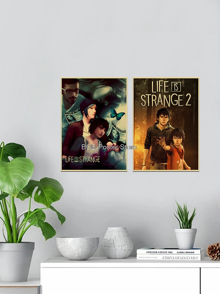 Classic Life is Strange 1 2 Before the Storm Video Game Kraft Poster Painting Wall Sticker Art Picture Game Room Home Gift Decor