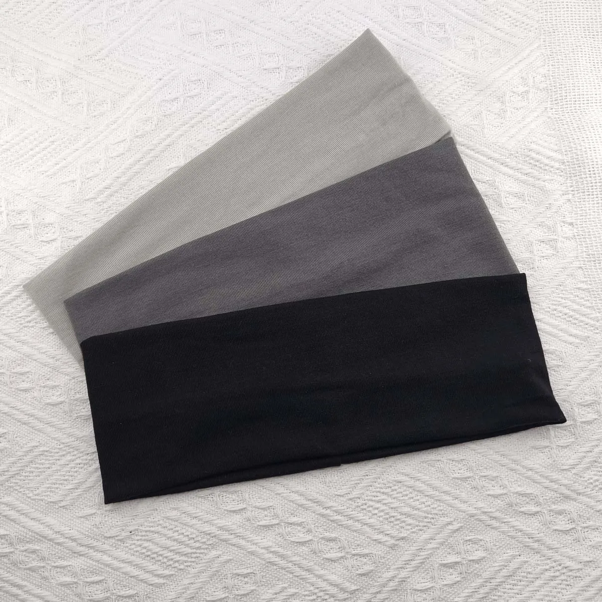New Women Solid Color Elastic Hair Bands Yoga Headband Fashion Turban Makeup Hair Hoop Vintag Knotted Headwrap Hair Accessories