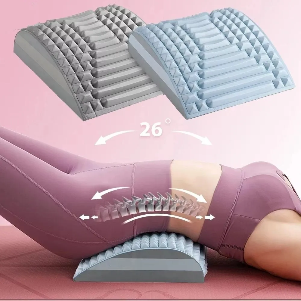 

Candy Color Back Stretcher Neck Massager Adjustable Relieve Waist Discomfort Neck Lumbar Support Massager Massage Relaxation