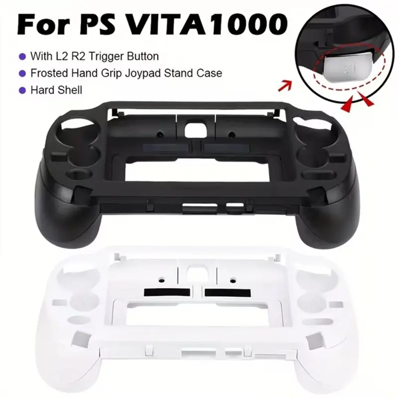 Y43A-Joypad Stand Case With L2 R2 Trigger Button Protection For 1000 For PSV1000 Game Console Handle Grip Holder Shell