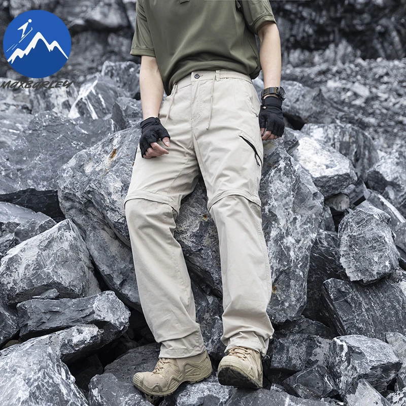 

Maxbarley City Hunting Cargo Pants Men Spring Summer New Detachable Shorts Jogger Trousers Casual Cotton Straight-leg Work Pants