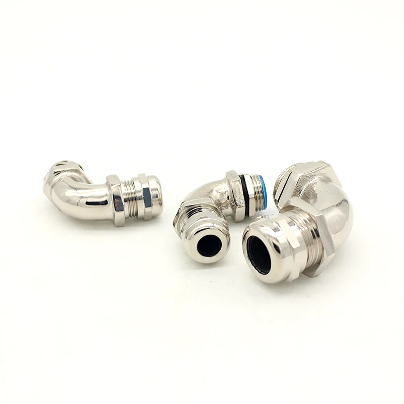 

US$20 off shipping Wire protection 90 Degree Elbow Metal Cable Glands Waterproof stainless steel cable gland