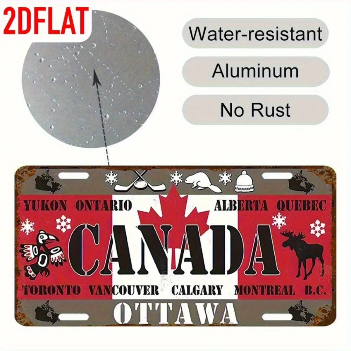 1Pc Canadian Retro …