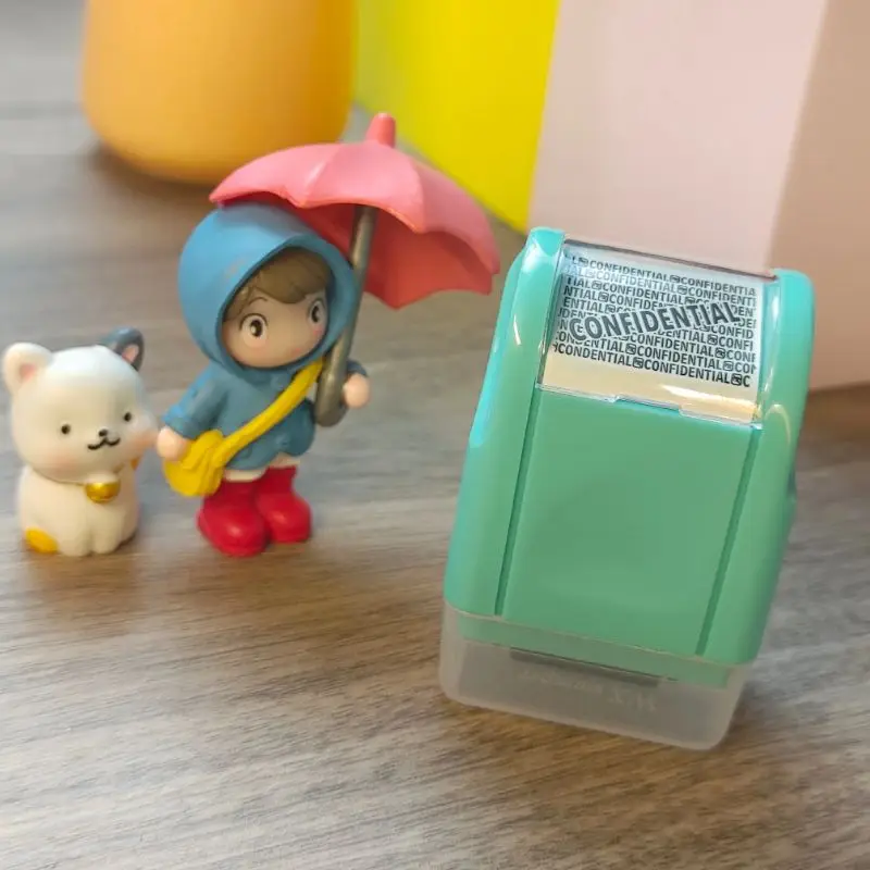 Tampon à Rouleau Pré-Encré Ta.com, Protection Contre le Vol Confidentiel, Tampons Flash Portables d'Usine