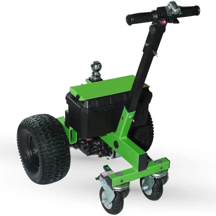 

48V 3600LB Towing Max 600LB Tongue Weight 2" Ball Hitch Heavy Duty Commercial Boat Cargo Glider Tow Car Electric Trailer Dolly