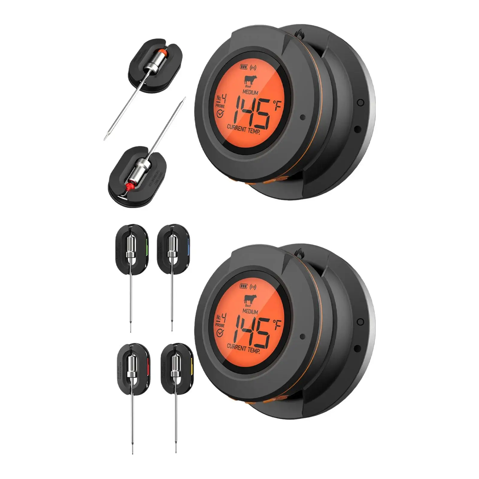 Wireless BBQ Thermometer with Dual Probes for Grilling And Smoking