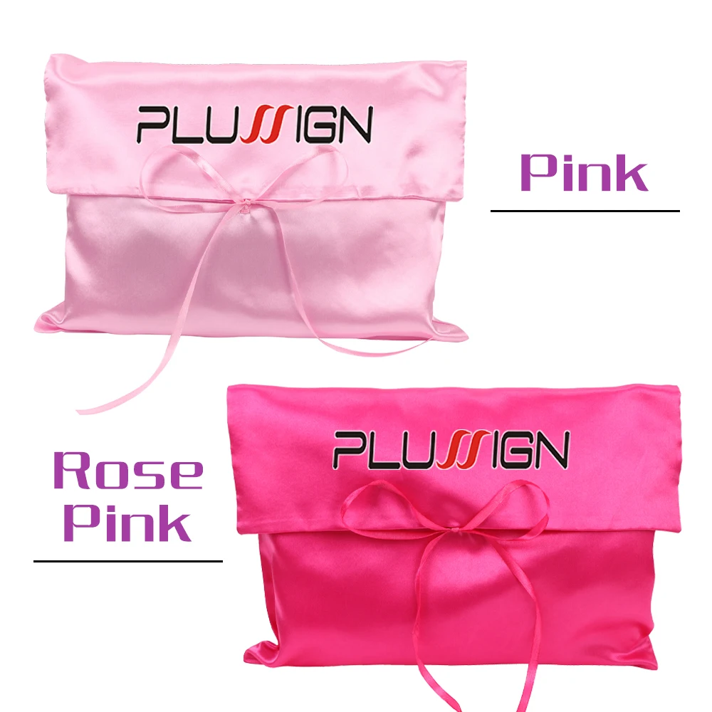 10 Stück personalisierte Satin-Geschenktüten für Haarbündel mit Schleifenband, Kleidungsverpackungsbeutel, Satin-Aufbewahrungstaschen für Perücken für Unternehmen – Detail 8