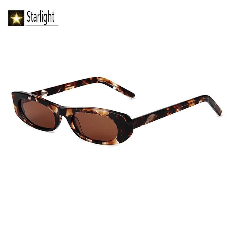 

Polarized Acetate Floral Small Frame Sunglasses Woman Square Jelly Retro Eyewear Women Eyeglasses Travel UV400 GLASSES Man 145mm