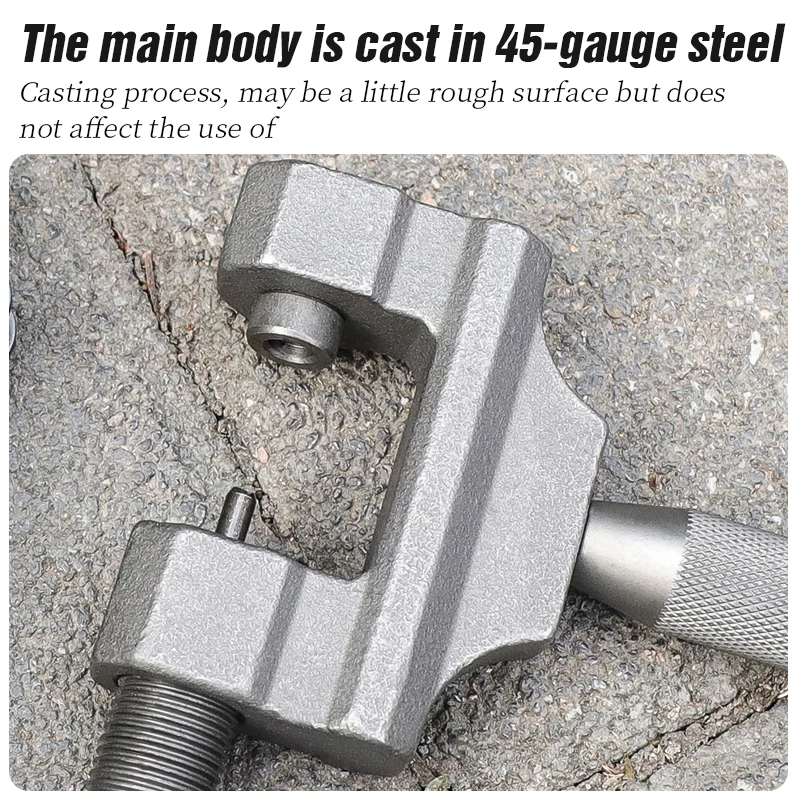 LEBYCLE Motorcycle Chain Breaker Link 420-530 Removal Splitter Tricycle Bicycle Chain Cutter Riveting Tool cycle Repair Tool view 5